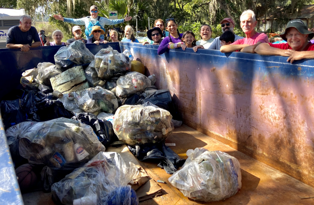 14. Host a Beach or Marina Cleanup<br>Just one of our cleanups in a local creek.